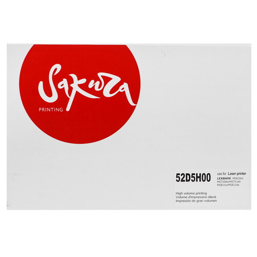 Купить Картридж лазерный Sakura 52D5H00 черный  5363665. Характеристики, отзывы и цены в Донецке