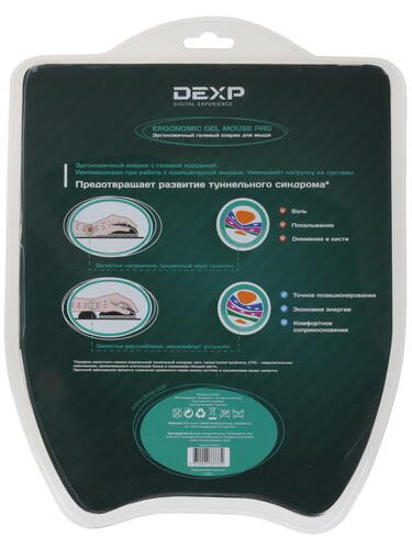 Купить Коврик DEXP OM-GMP (S) черный  1142628. Характеристики, отзывы и цены в Донецке