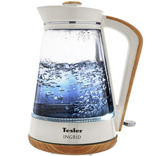 Купить Электрочайник Tesler KT-1750 белый  8161073. Характеристики, отзывы и цены в Донецке