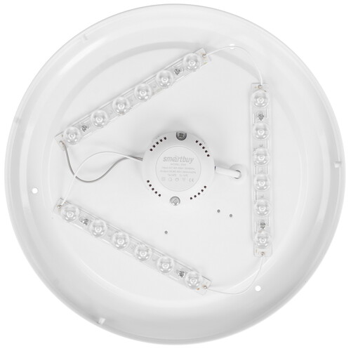 Купить Светильник потолочный Smartbuy Ring SBL-Ring-25-W-6K белый/белый  9144238. Характеристики, отзывы и цены в Донецке