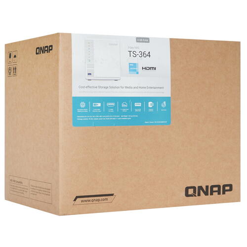 Купить Сетевое хранилище (NAS) QNAP TS-364-4G  5070682. Характеристики, отзывы и цены в Донецке
