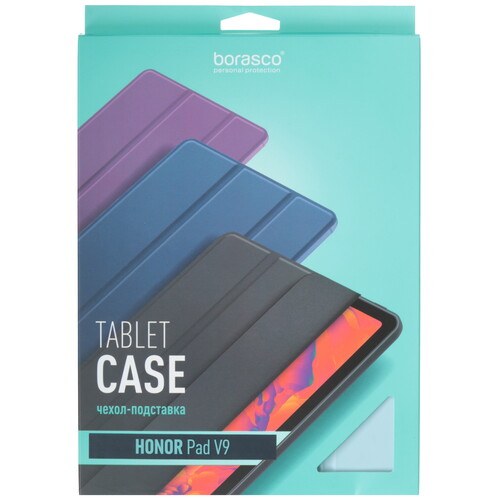 Купить Чехол-книжка BoraSCO для HONOR Pad V9 голубой  5613064. Характеристики, отзывы и цены в Донецке