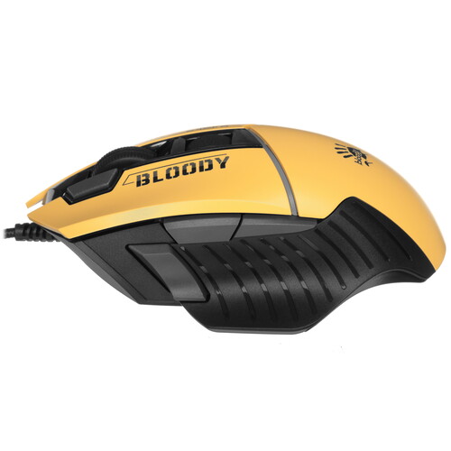 Купить Мышь проводная A4Tech Bloody W95 Max Sports  желтый  9280318. Характеристики, отзывы и цены в Донецке