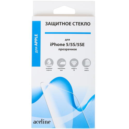 Купить Защитное стекло Aceline для экрана Apple iPhone 5/ 5c/ 5s/ SE 2016  1136825. Характеристики, отзывы и цены в Донецке
