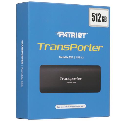 Купить 512 ГБ Внешний SSD Patriot Transporter  5478198. Характеристики, отзывы и цены в Донецке