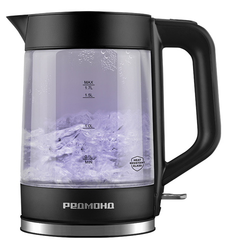 Купить Электрочайник РЕДМОНД KG250 черный  9168423. Характеристики, отзывы и цены в Донецке