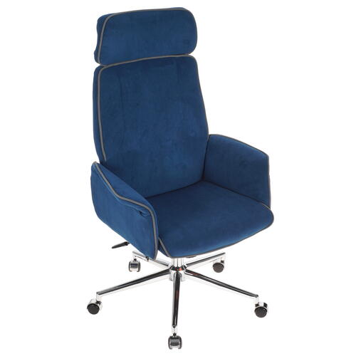 Купить Кресло офисное TetChair CHARM ФЛОК синий  4818338. Характеристики, отзывы и цены в Донецке