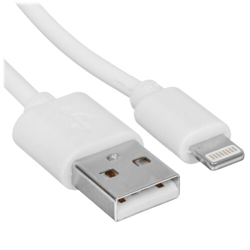 Купить Кабель круглый Aceline Lightning 8-pin - USB 2.0 Type-A белый 2 м  9206145. Характеристики, отзывы и цены в Донецке