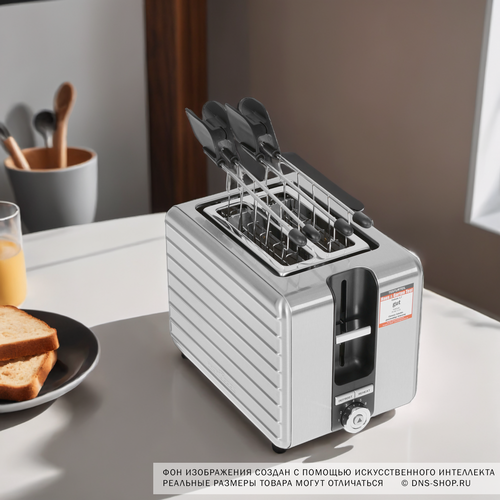 Купить Тостер ProfiCook PC-TAZ 1110 серебристый  5327200. Характеристики, отзывы и цены в Донецке