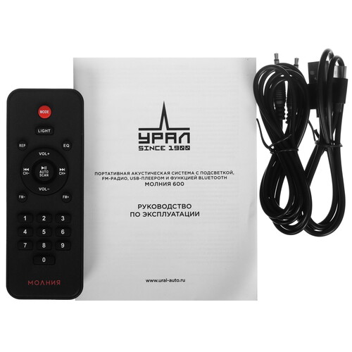 Купить Портативная аудиосистема УРАЛ Молния 600, черный  5622988. Характеристики, отзывы и цены в Донецке