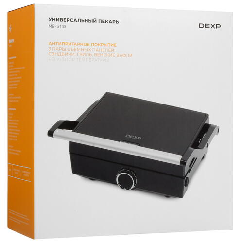 Купить Универсальный пекарь DEXP MB-G103 черный  9016257. Характеристики, отзывы и цены в Донецке