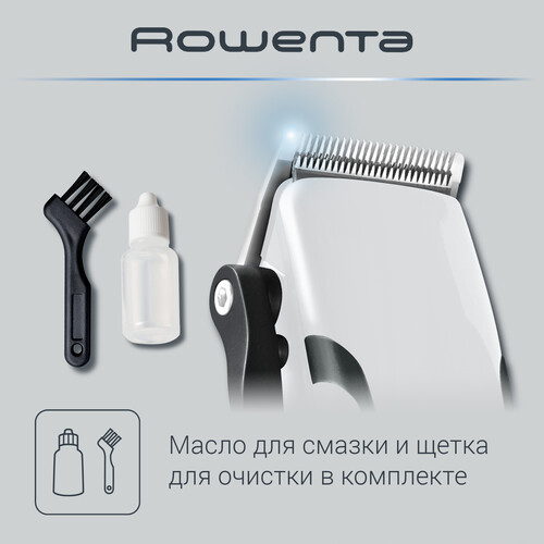 Купить Машинка для стрижки Rowenta TN1605F0 белый/черный  9079618. Характеристики, отзывы и цены в Донецке