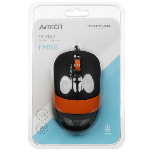 Купить Мышь проводная A4Tech Fstyler FM10S  5435519. Характеристики, отзывы и цены в Донецке