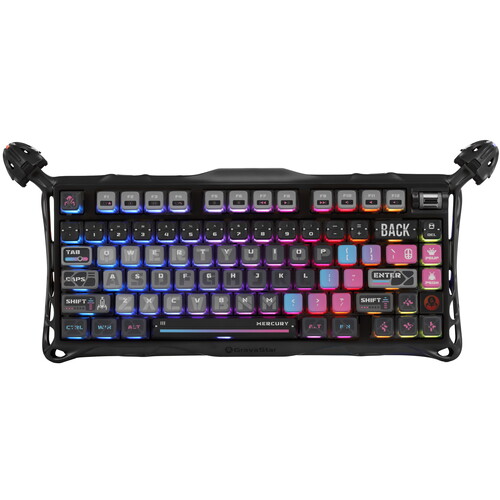 Купить Клавиатура проводная + беспроводная Gravastar Mercury K1 Pro Cyberpunk  9276735. Характеристики, отзывы и цены в Донецке
