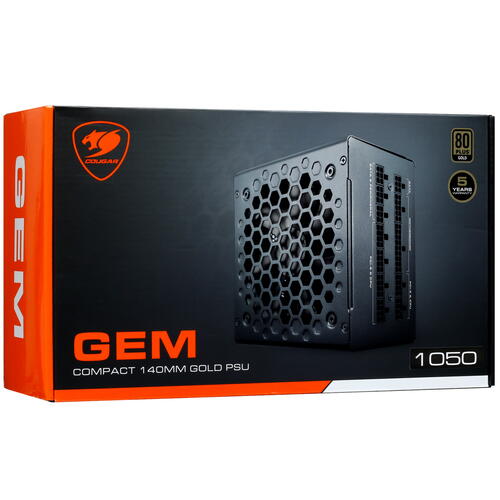 Купить Блок питания Cougar GEM 1050  черный  5065113. Характеристики, отзывы и цены в Донецке