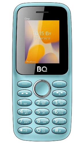 Купить Сотовый телефон BQ 1800L One голубой/черный  9111906. Характеристики, отзывы и цены в Донецке