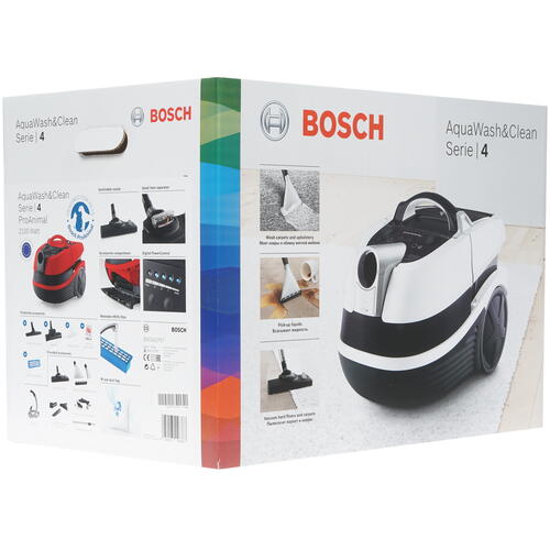 Купить Пылесос Bosch BWD421PET красный  8141291. Характеристики, отзывы и цены в Донецке