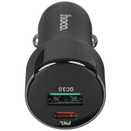 Купить Автомобильное ЗУ Hoco Z42 Light Road серый  9244300. Характеристики, отзывы и цены в Донецке
