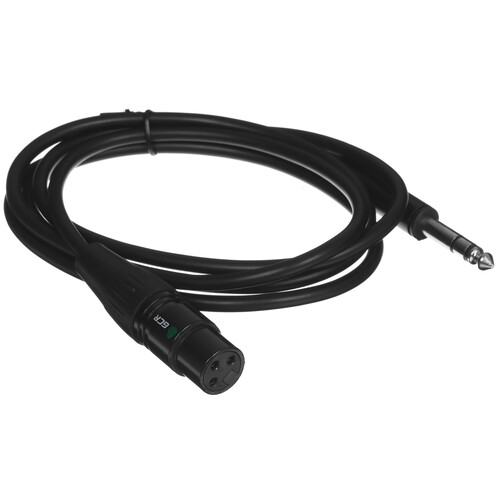 Купить Кабель   GCR XLR - jack 6.3 мм черный  9290075. Характеристики, отзывы и цены в Донецке
