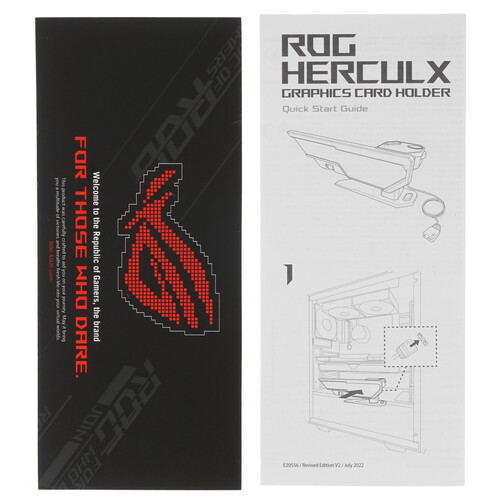 Купить Подставка для видеокарты ASUS XH01 ROG Herculx черный  5431884. Характеристики, отзывы и цены в Донецке