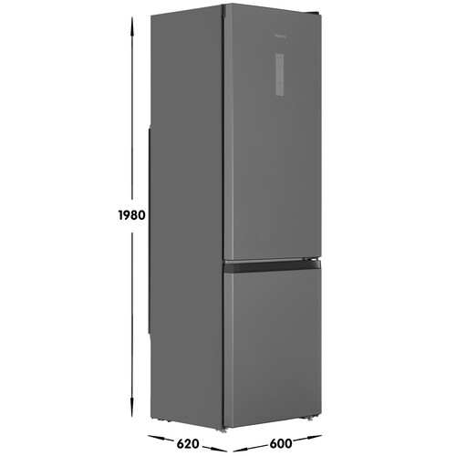 Купить Холодильник с морозильником   Hotpoint HT 6200 S серебристый  5457089. Характеристики, отзывы и цены в Донецке