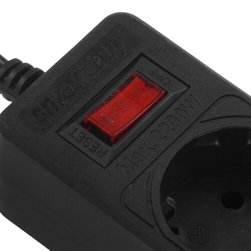Купить Сетевой фильтр Smartbuy SBSP-18-K черный  9192873. Характеристики, отзывы и цены в Донецке
