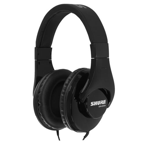 Купить Проводные наушники Shure SRH240A-BK-EFS черный  5439297. Характеристики, отзывы и цены в Донецке