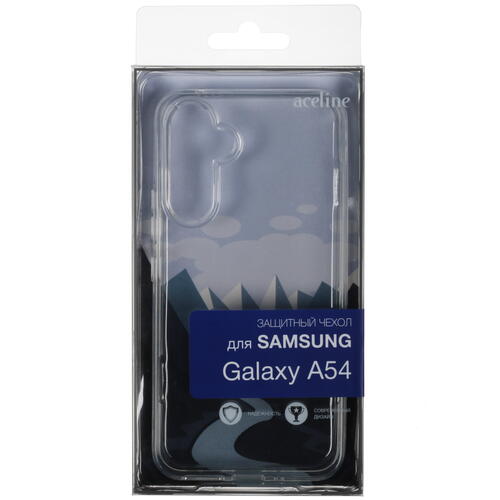 Купить Накладка  Aceline Silicone для Samsung Galaxy A54 5G прозрачный  5400990. Характеристики, отзывы и цены в Донецке