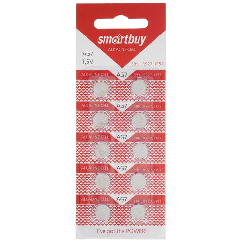 Купить Батарейка щелочная Smartbuy SBBB-AG7-10B  5035513. Характеристики, отзывы и цены в Донецке
