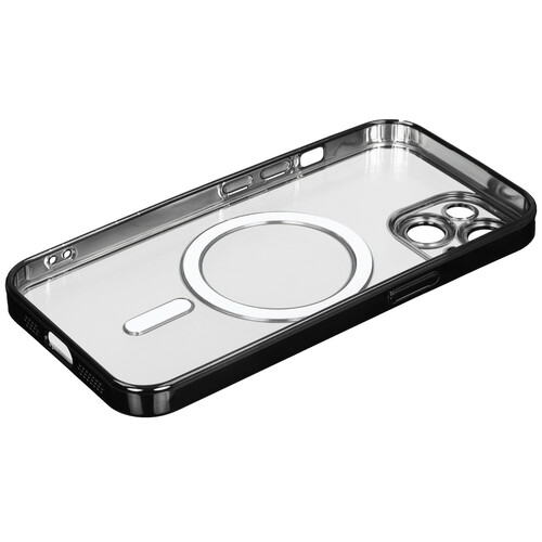 Купить Накладка  BoraSCO Metallik Case для Apple iPhone 15 черный  5620425. Характеристики, отзывы и цены в Донецке