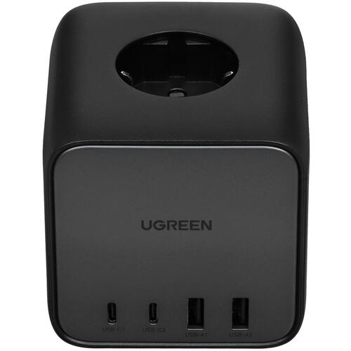 Купить Сетевой фильтр Ugreen 65W DigiNest Cube черный  5415868. Характеристики, отзывы и цены в Донецке