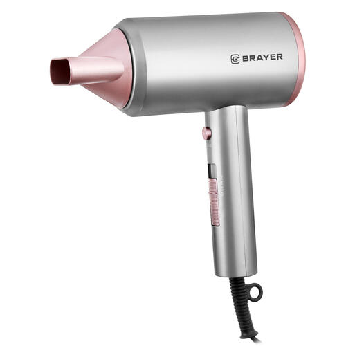 Купить Фен Brayer BR3022 серый/розовый  5352466. Характеристики, отзывы и цены в Донецке