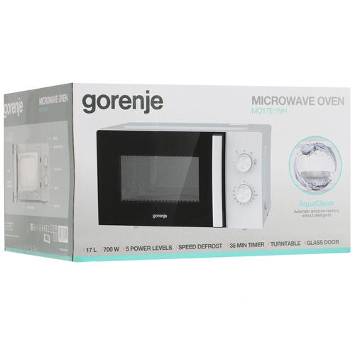 Купить Микроволновая печь Gorenje MO17E1WH белый  5074940. Характеристики, отзывы и цены в Донецке