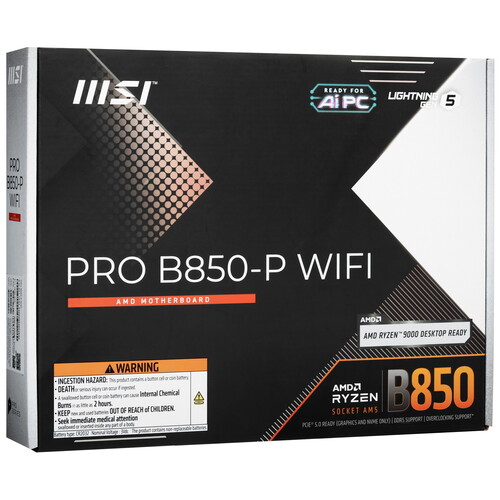 Купить Материнская плата MSI PRO B850-P WIFI  5611944. Характеристики, отзывы и цены в Донецке