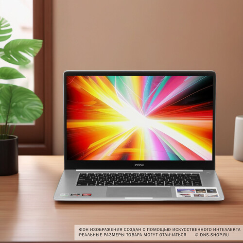 Купить 15.6" Ноутбук Infinix XBOOK 15 YL51A5 серебристый  5632357. Характеристики, отзывы и цены в Донецке