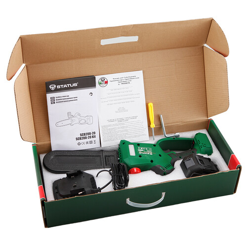 Купить Аккумуляторная цепная пила Status SCB200-20KIT  шина - 20 см (8")  9133937. Характеристики, отзывы и цены в Донецке