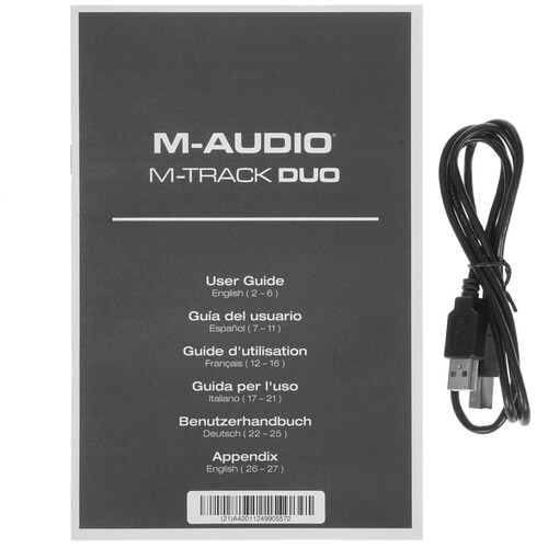 Купить Внешняя звуковая карта M-Audio M-Track Duo  4751861. Характеристики, отзывы и цены в Донецке