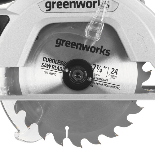 Купить Пила дисковая GreenWorks GD24CS  9305477. Характеристики, отзывы и цены в Донецке