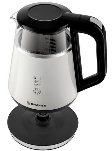 Купить Электрочайник Brayer BR1084 белый  9083362. Характеристики, отзывы и цены в Донецке