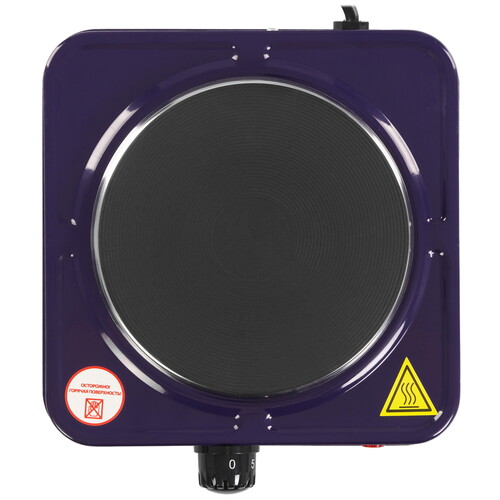 Купить Плита компактная электрическая Homestar HS-1102 фиолетовый  5362796. Характеристики, отзывы и цены в Донецке
