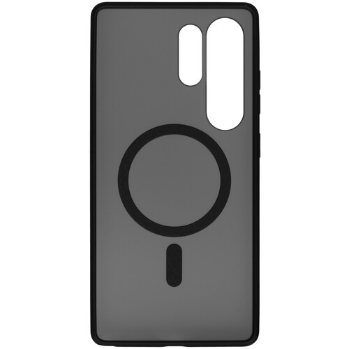 Купить Накладка  uBear Cloud Mag Case для Samsung Galaxy S25 Ultra черный/прозрачный  5617322. Характеристики, отзывы и цены в Донецке