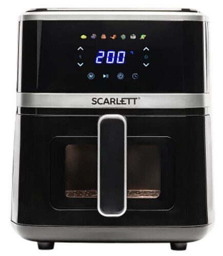 Купить Аэрогриль Scarlett SC-AF15S02D черный  9305843. Характеристики, отзывы и цены в Донецке