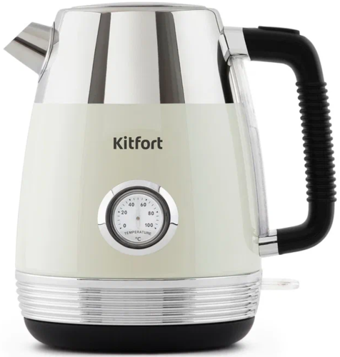 Купить Электрочайник Kitfort КТ-633-3 бежевый  8116872. Характеристики, отзывы и цены в Донецке
