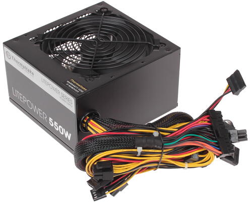 Купить Блок питания Thermaltake Litepower 550W [LTP-0550P-2] черный  1065860. Характеристики, отзывы и цены в Донецке