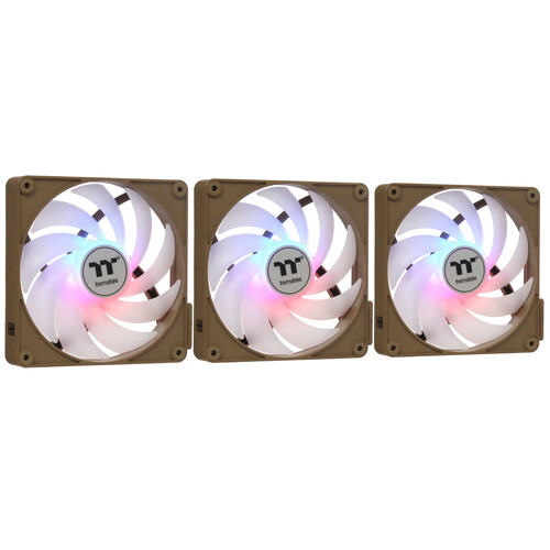 Купить Комплект вентиляторов Thermaltake CT140 EX ARGB Sync Gravel Sand [CL-F218-PL14GS-A] коричневый  5608990. Характеристики, отзывы и цены в Донецке