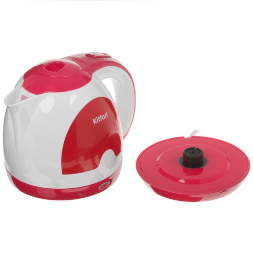 Купить Электрочайник Kitfort КТ-6607-1 розовый  9047268. Характеристики, отзывы и цены в Донецке