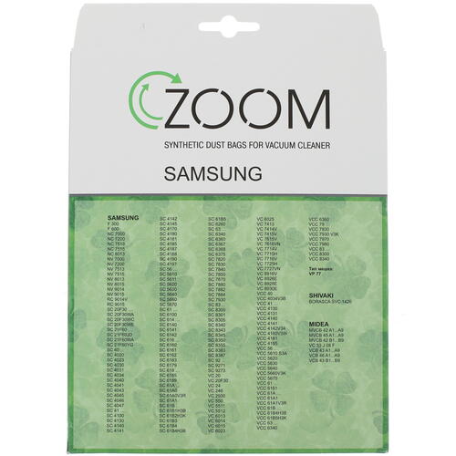 Купить Мешок-пылесборник ZOOM SAM-503 белый  1345088. Характеристики, отзывы и цены в Донецке