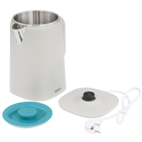 Купить Электрочайник Kitfort КТ-6687 серый  9168146. Характеристики, отзывы и цены в Донецке