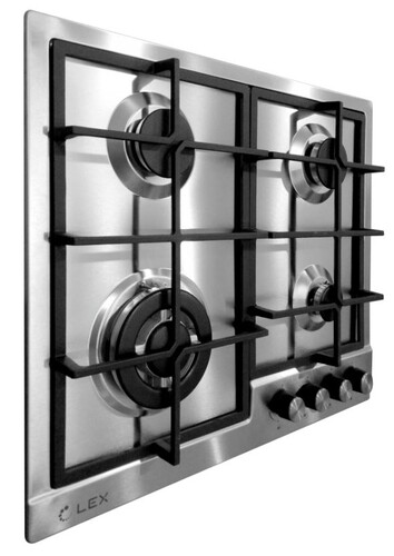 Купить Газовая варочная поверхность LEX GVS 640 IX  1031355. Характеристики, отзывы и цены в Донецке