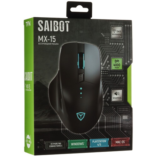 Купить Мышь беспроводная TFN Saibot MX-15  9281386. Характеристики, отзывы и цены в Донецке